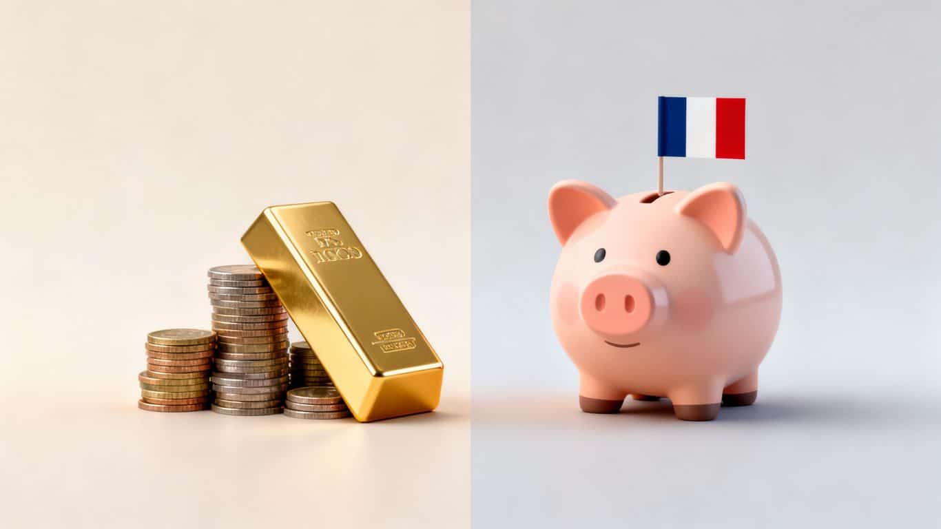 Livret A, LDDS ou or physique