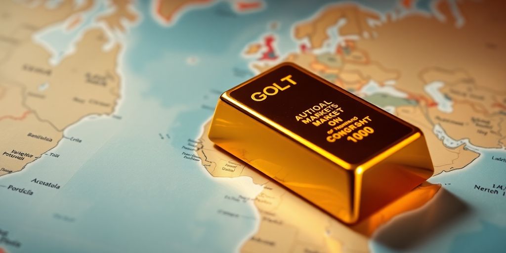 Le poids de l’or dans l’économie mondiale