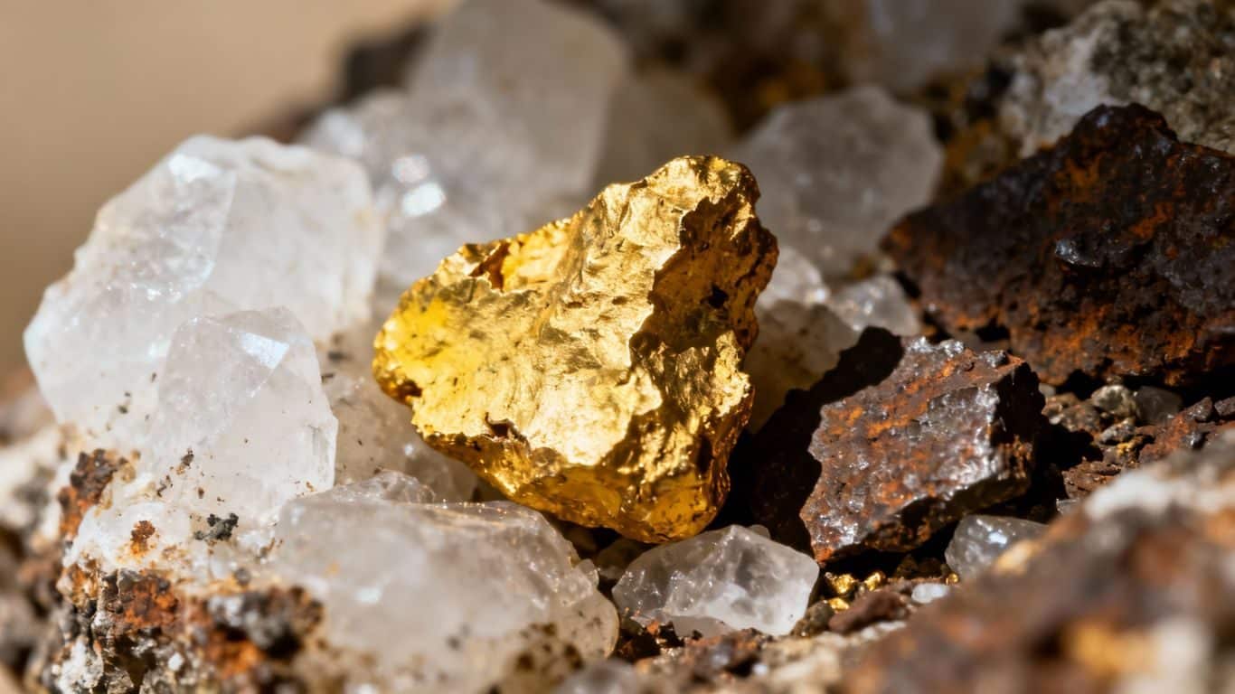 Minéraux associés aux gisements d'or