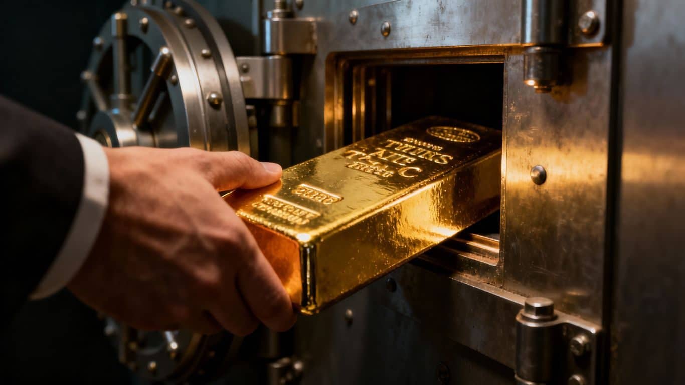 Rapatrier de l'or stocké à l'étranger en cas de besoin