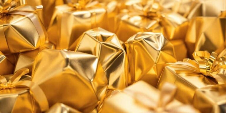Formats d'or pour cadeaux
