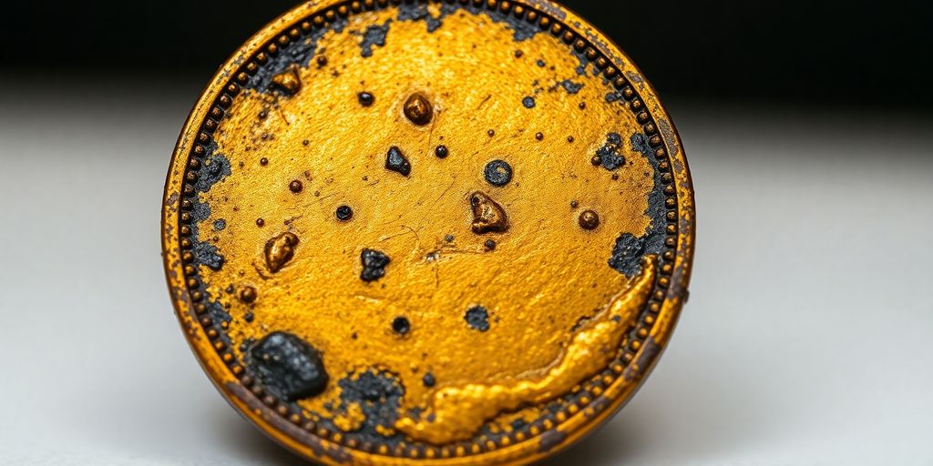 Est-il possible de restaurer une pièce d'or corrodée