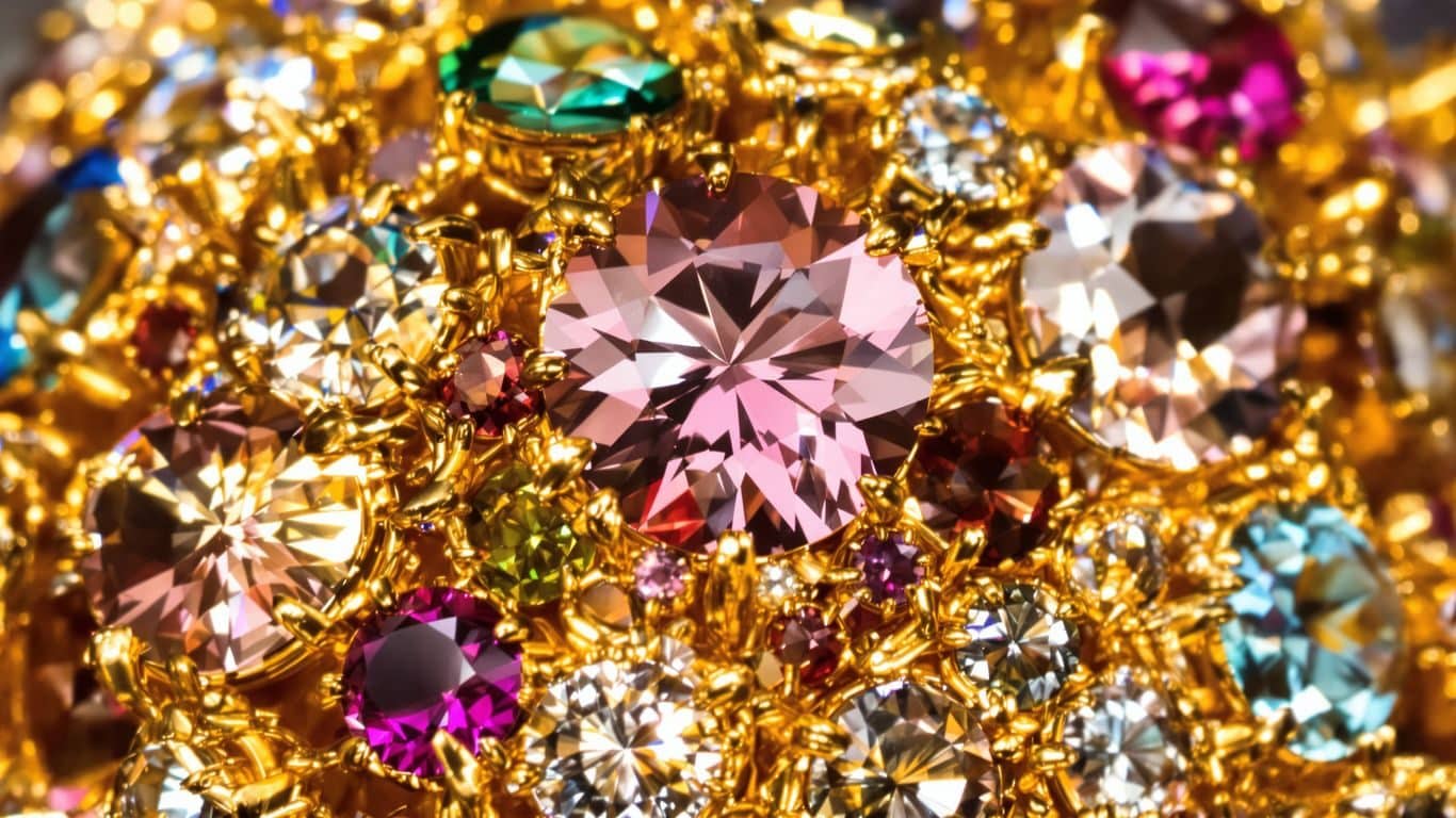 Évaluer un bijou en or avec des pierres précieuses