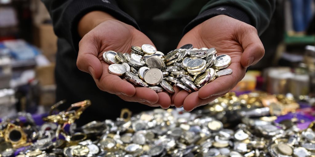 Vente d’argent en foire aux métaux