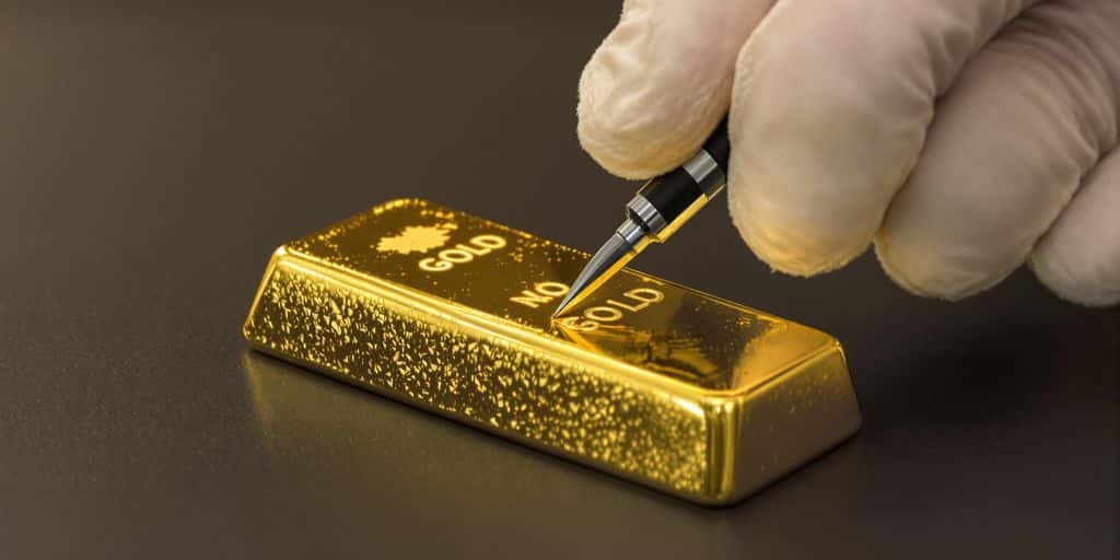 Déterminer la pureté d’un lingot d’or avant l’achat