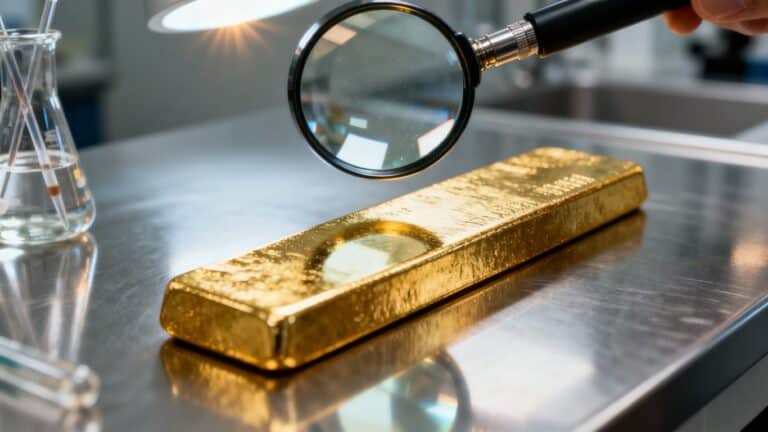 La pureté de l'or est-elle mesurée en laboratoire