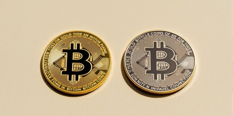 Cours de l'or vs bitcoin
