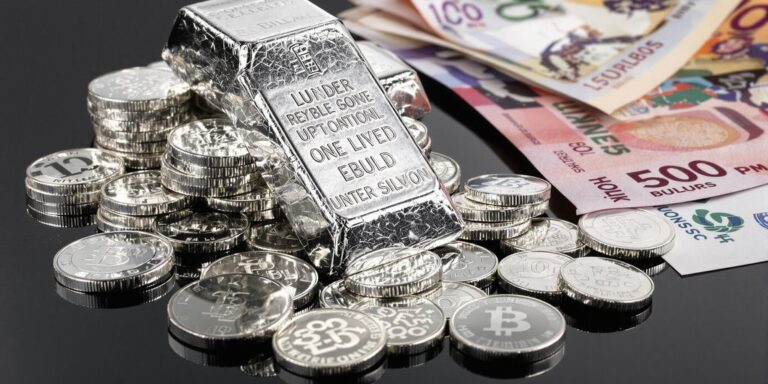 Payer en espèces pour lingots ou pièces d’argent