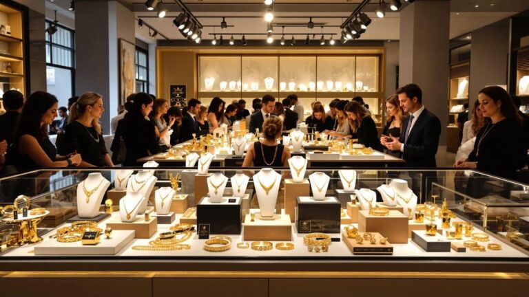 Rôle des salons professionnels dans la découverte des tendances en bijoux or