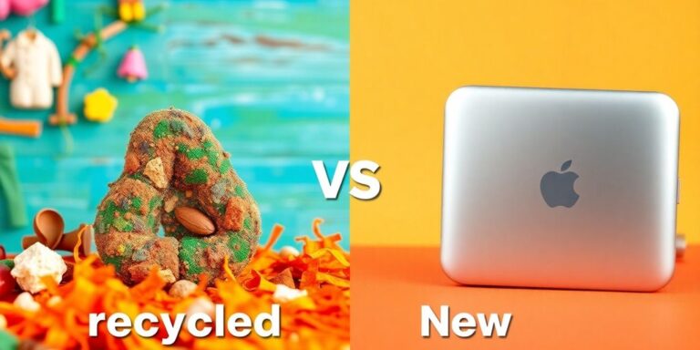 Or recyclé vs or neuf
