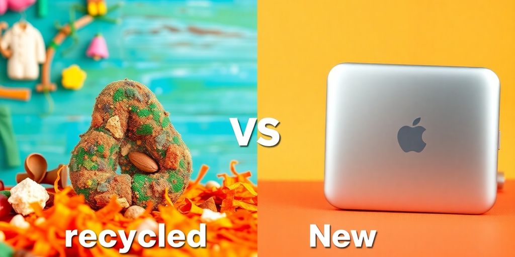 Or recyclé vs or neuf