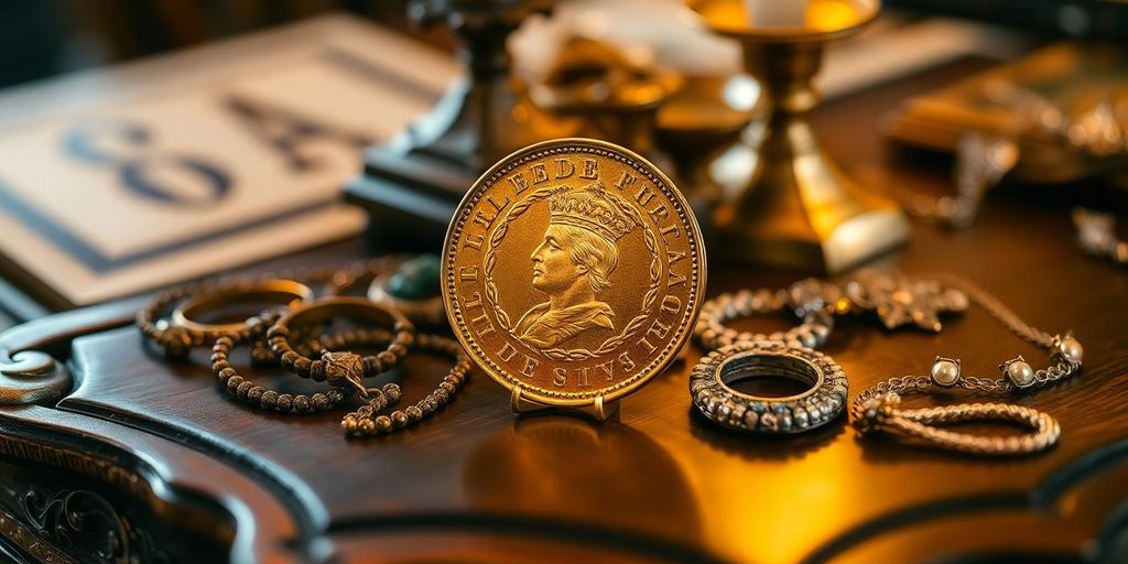Vendre un Napoléon en or découvert dans une maison ancienne