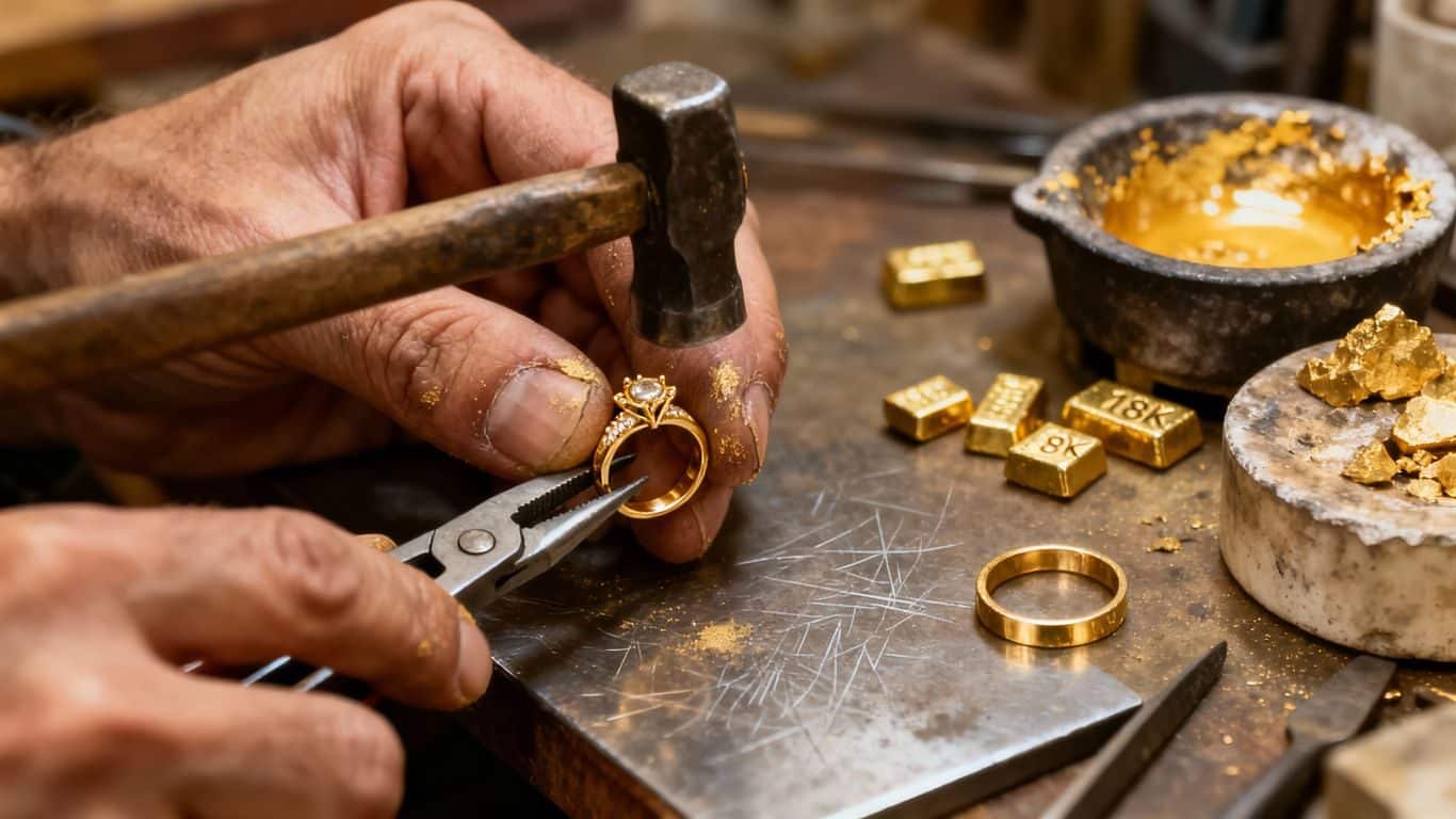 Estimer le coût de fabrication d'un bijou en or sur mesure