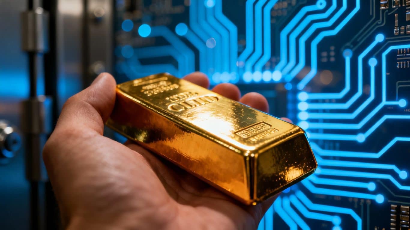 Stockage et sécurité de l'or numérique pour investisseurs