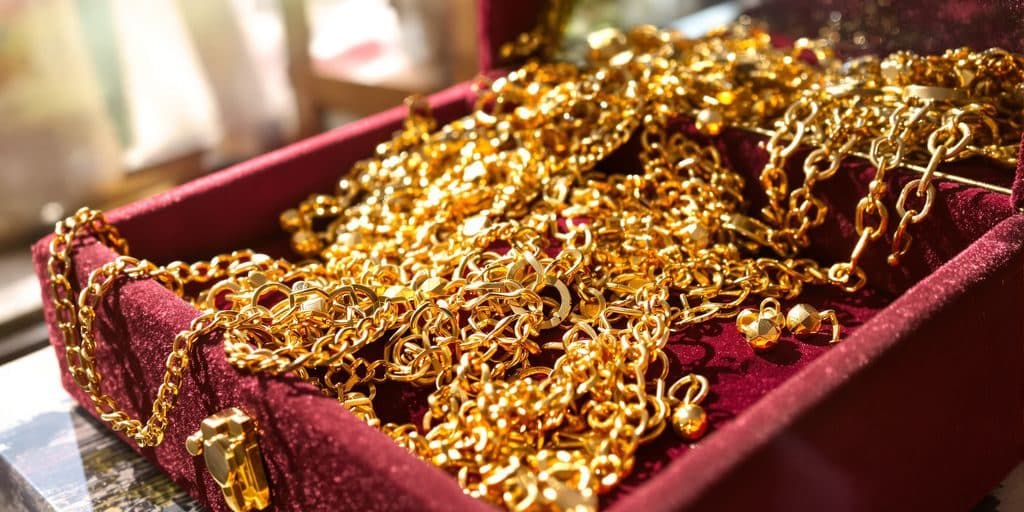 Stocker ses bijoux en or pour éviter les dommages