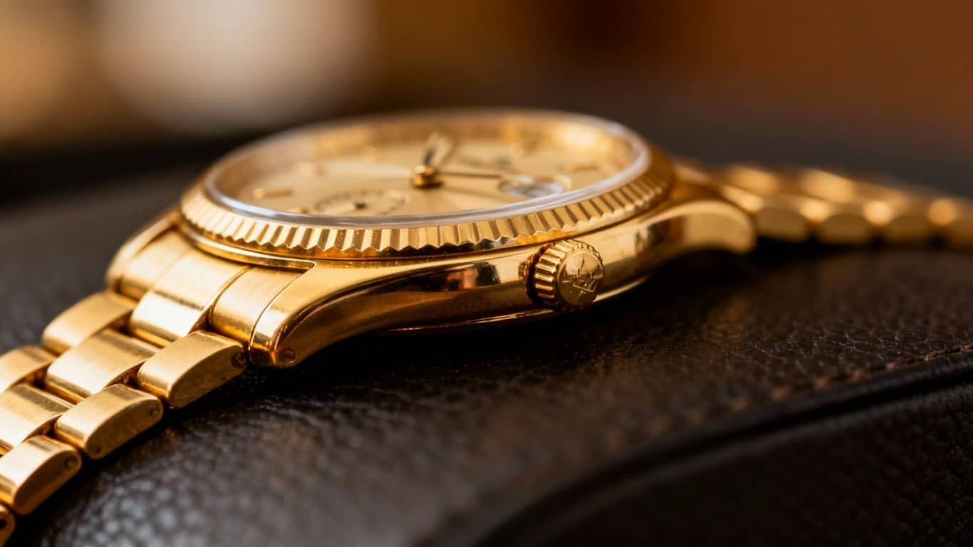 Estimer la valeur d'une montre en or