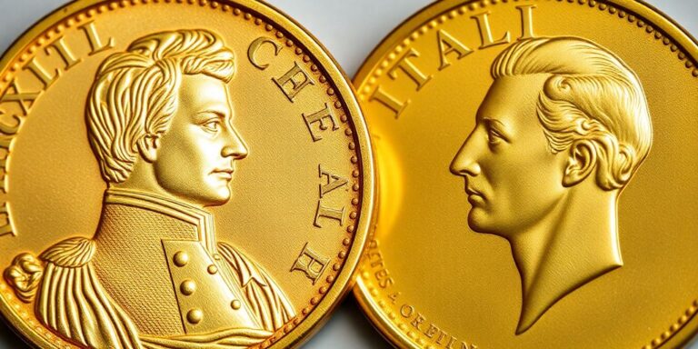 Différences entre les Napoléons en or français et italiens