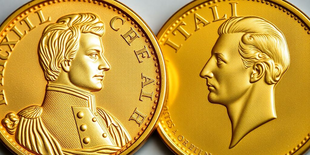 Différences entre les Napoléons en or français et italiens