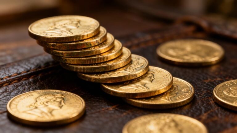 Calculer la valeur d'une pièce d'or de collection