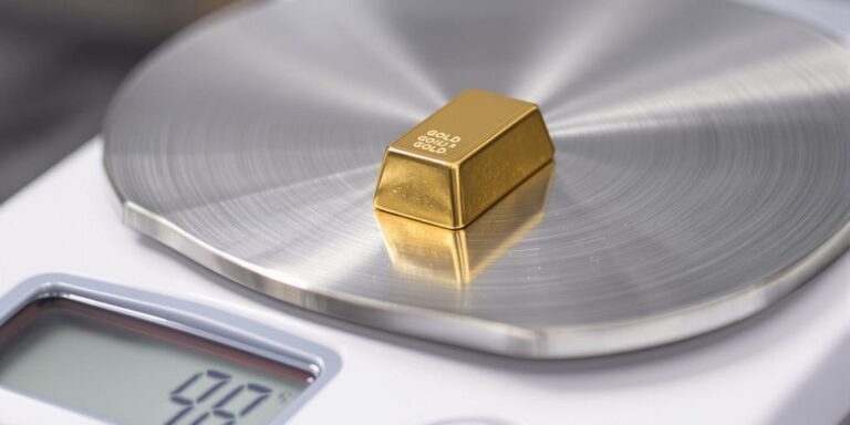 L’or est-il pesé lors d’une vente