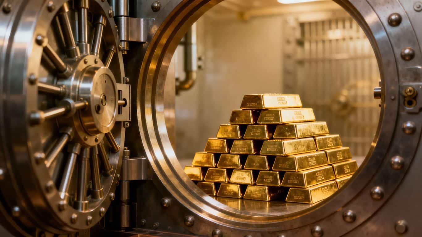 L'or est-il conservé dans les coffres-forts
