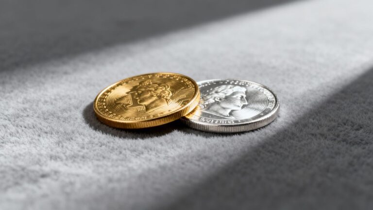 Comparaison or vs argent