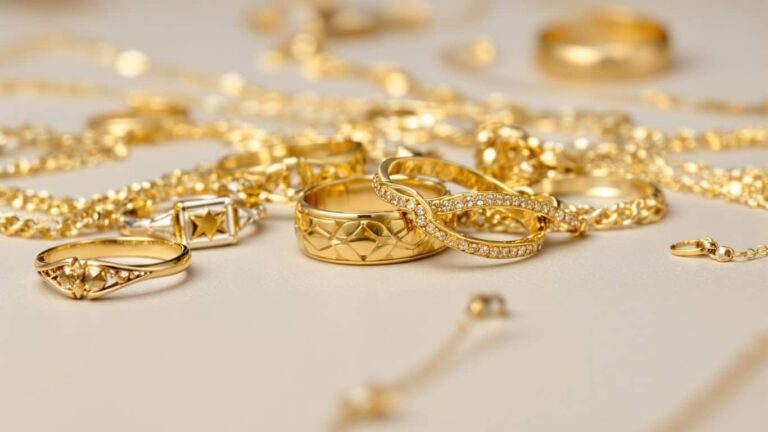 Frais achat/vente bijoux en or