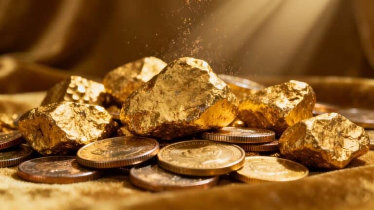 La production d'or