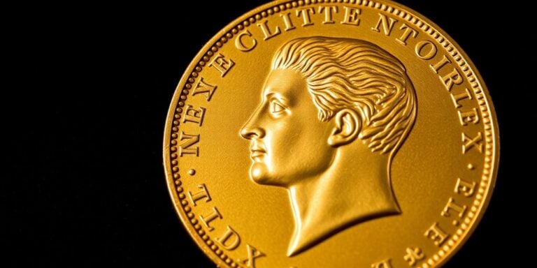 Les collectionneurs évaluent un Napoléon en or