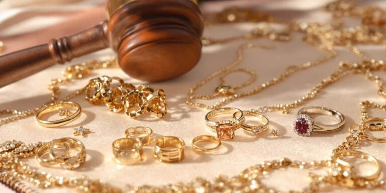 Puis-je fixer un prix de réserve pour mes bijoux en or lors d'une vente aux enchères