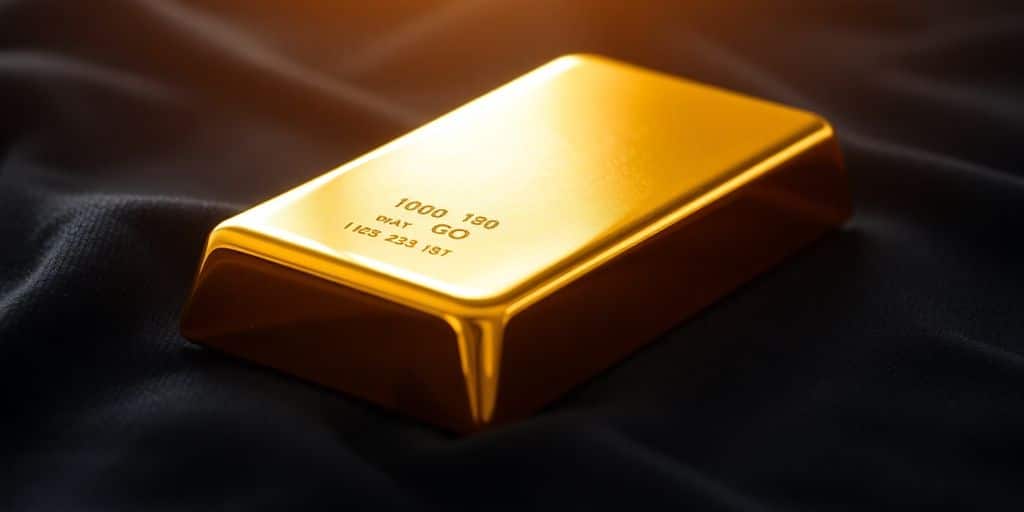 Se passe la vente d'un lingot d'or