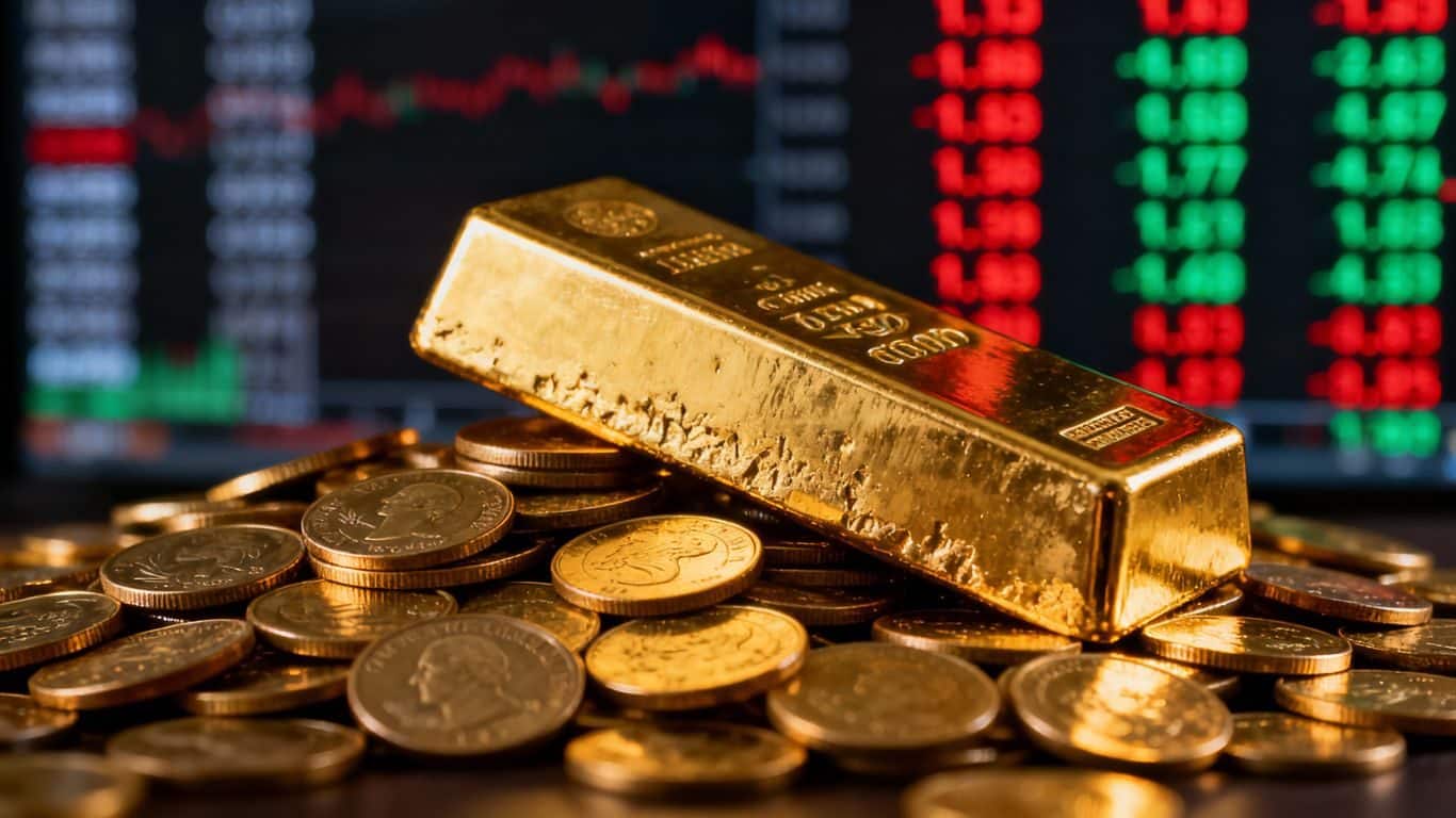 Or d'investissement et volatilité du marché boursier