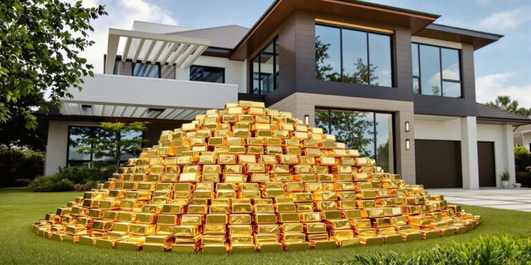 Peut-on payer une maison en or