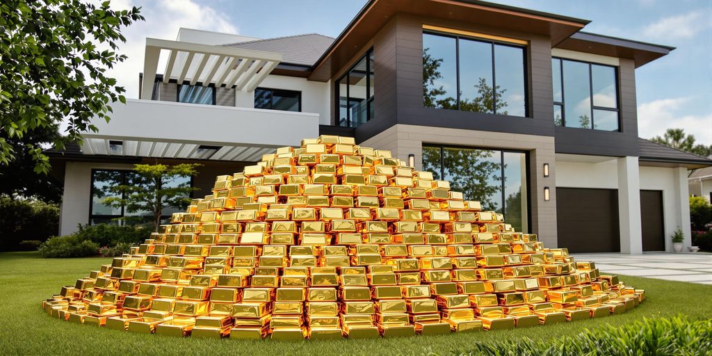 Peut-on payer une maison en or