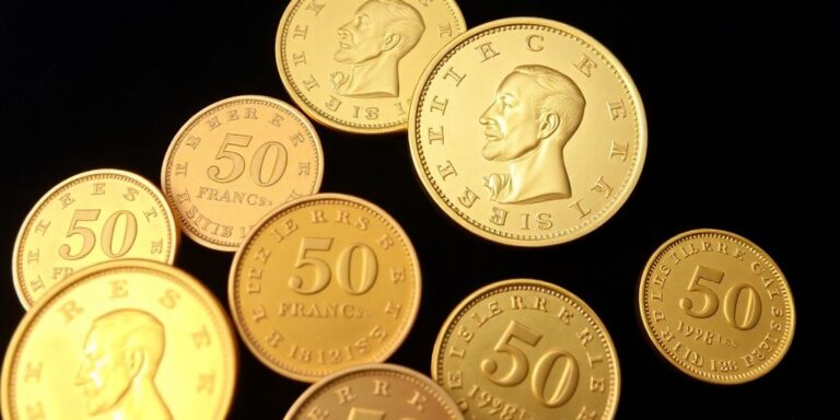 Napoléons en or de 50 francs