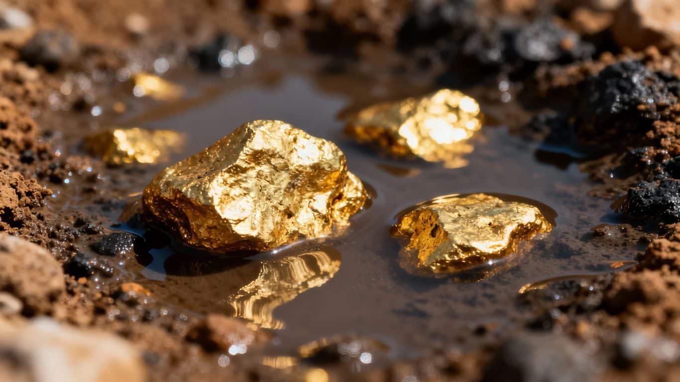 Extraction d'or non éthique