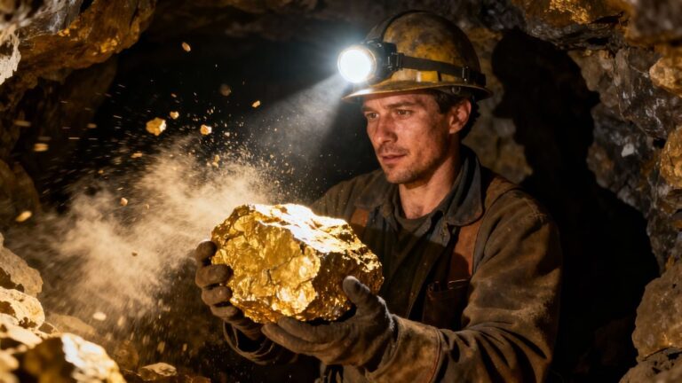 L'or est-il extrait des mines aujourd'hui
