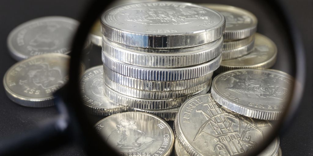 Calculer la valeur d’une pièce en argent