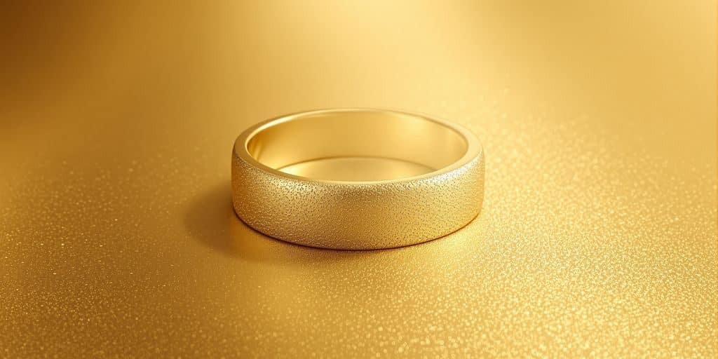 Obtenir une finition mate sur des bijoux en or
