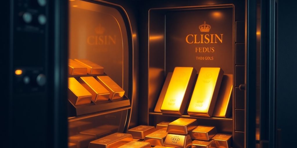 Mettre ses lingots d'or