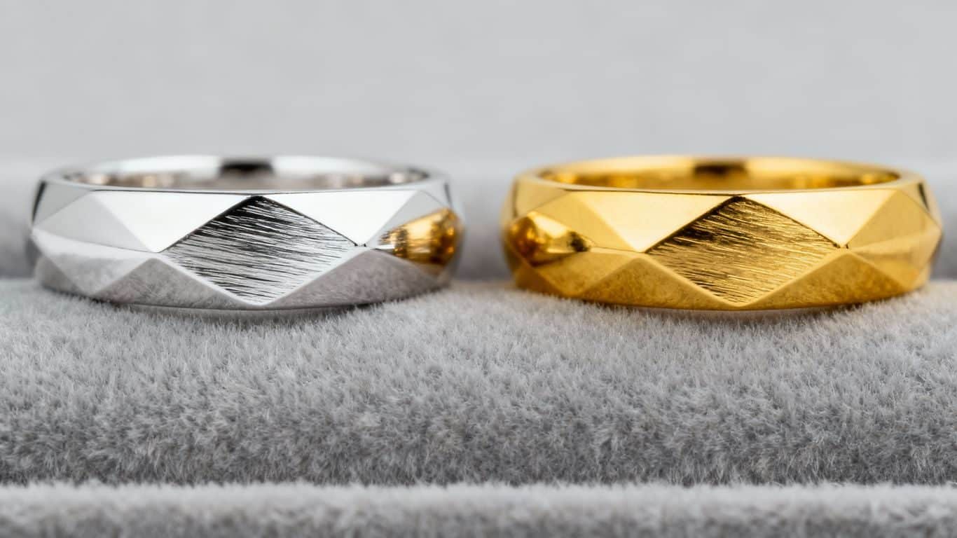 L'or blanc a-t-il la même pureté que l'or jaune