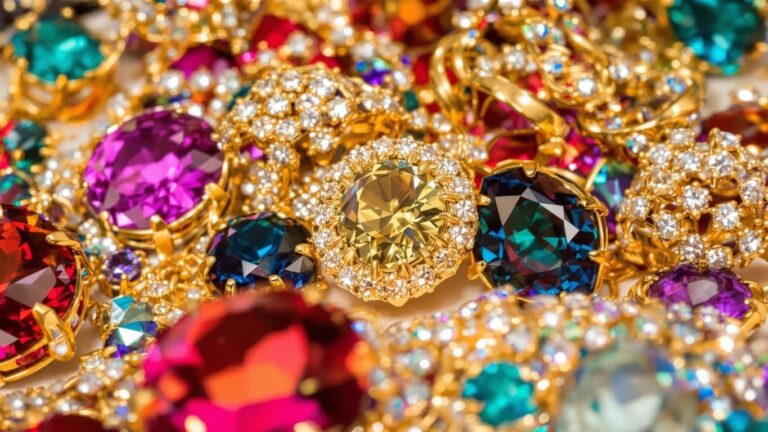 Bijoux or et pierres précieuses
