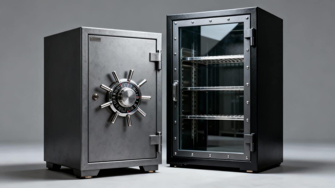 Coffre-fort vs armoire forte