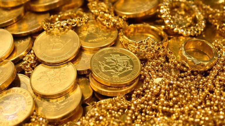 Stocker de petites quantités d'or (pièces, bijoux)