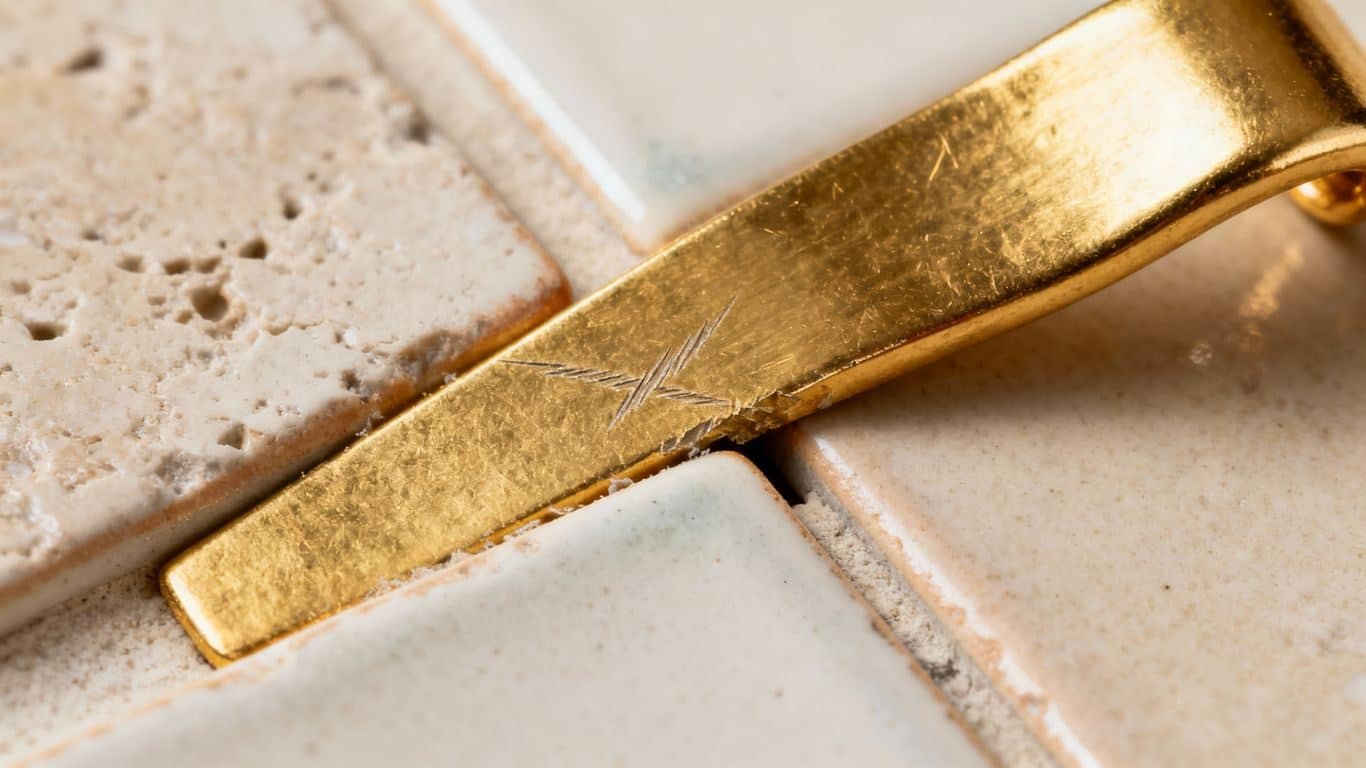 Le test de la rayure pour l'or
