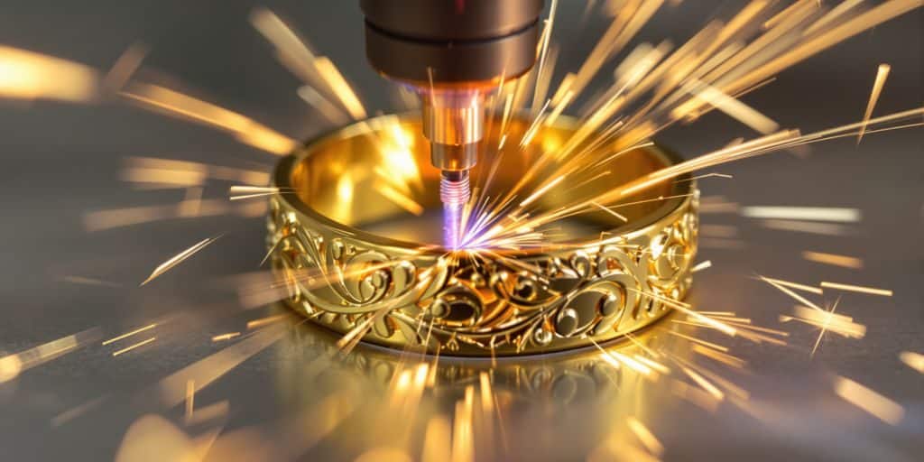 La technologie laser est-elle utilisée dans la fabrication de bijoux en or