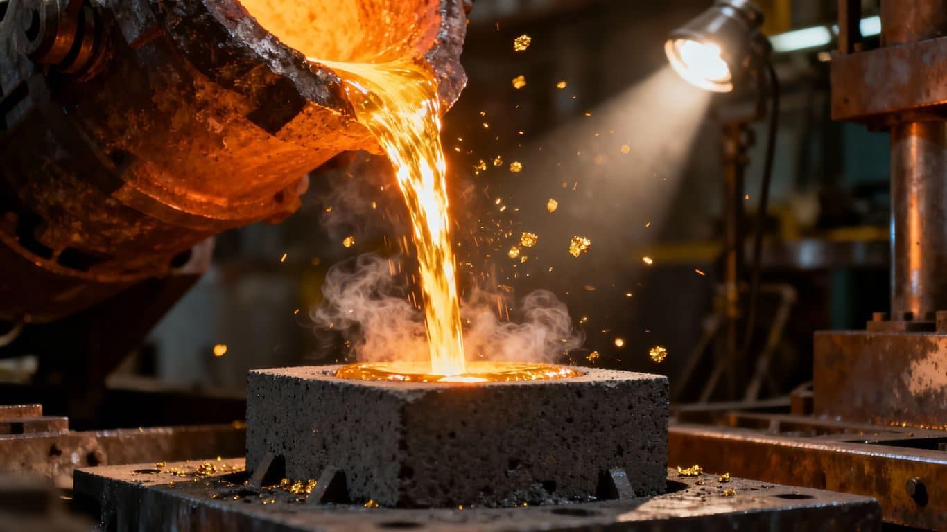 Étapes clés du recyclage de l'or