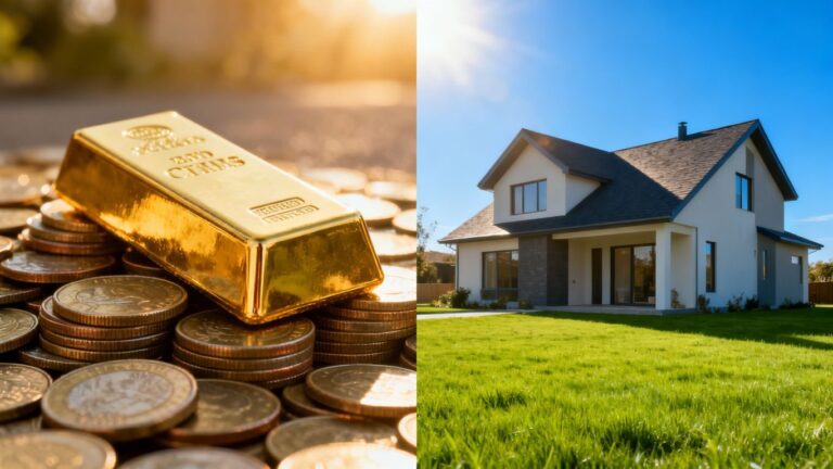 Investir dans l'or ou l'immobilier