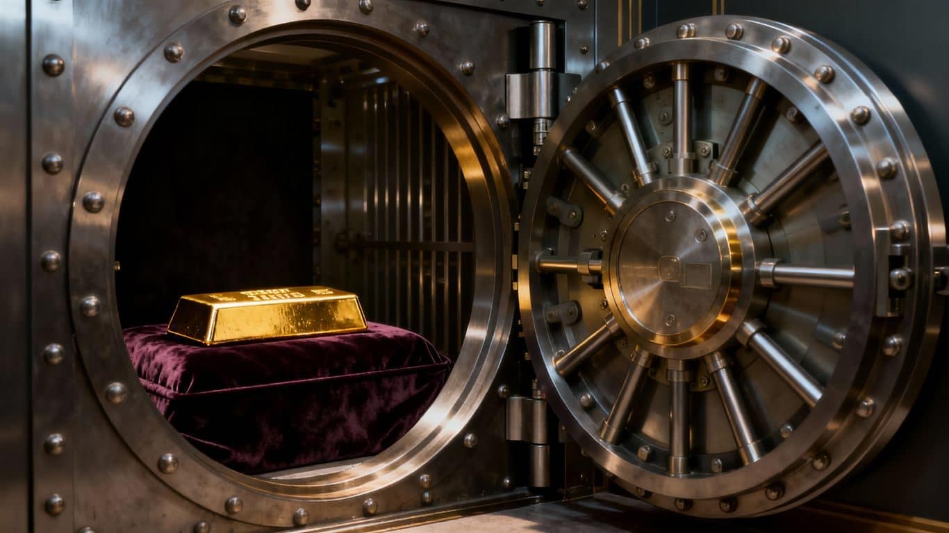 Assurance coffre-fort bancaire pour l'or