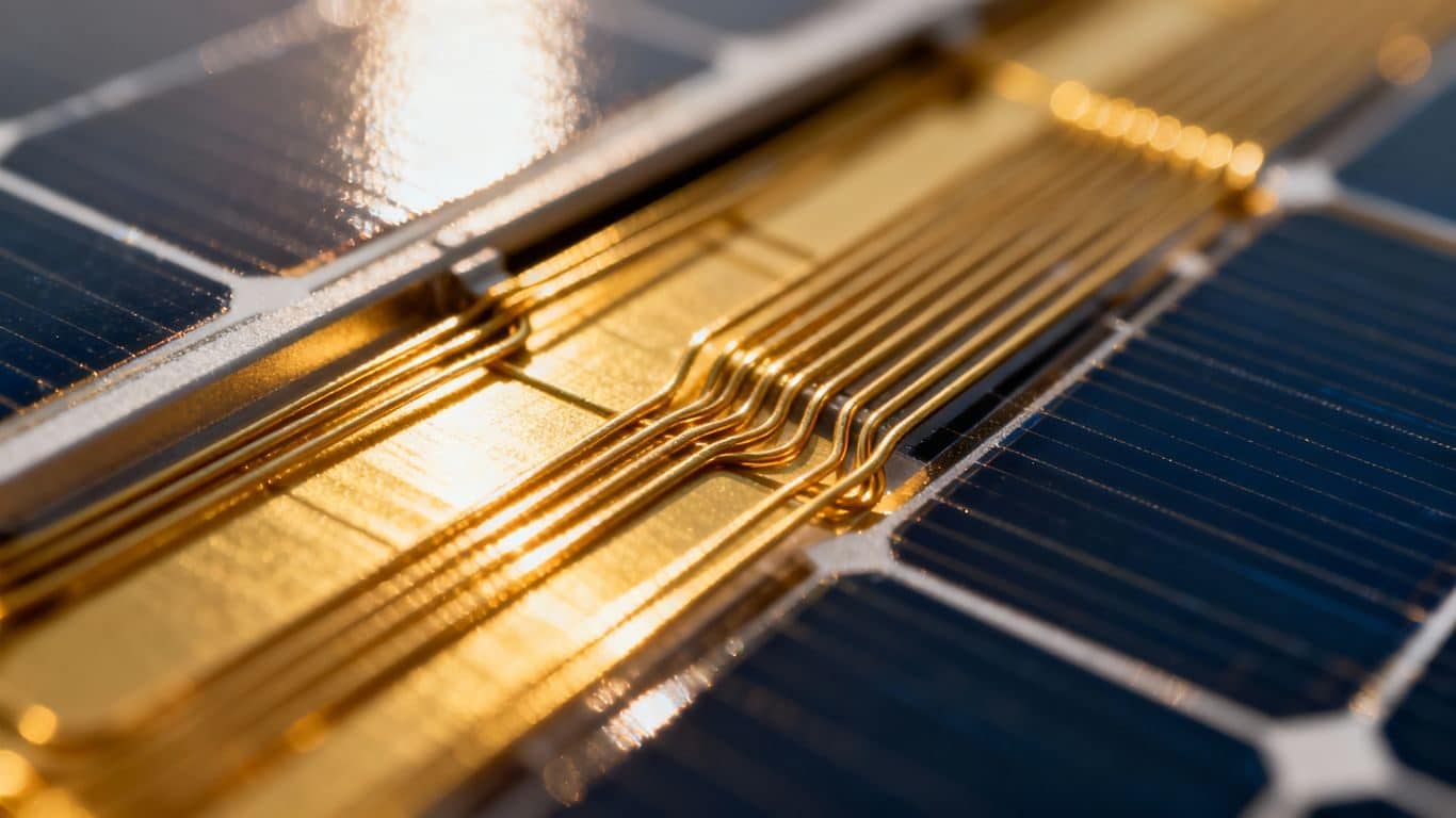 Applications de l'or dans l'énergie solaire